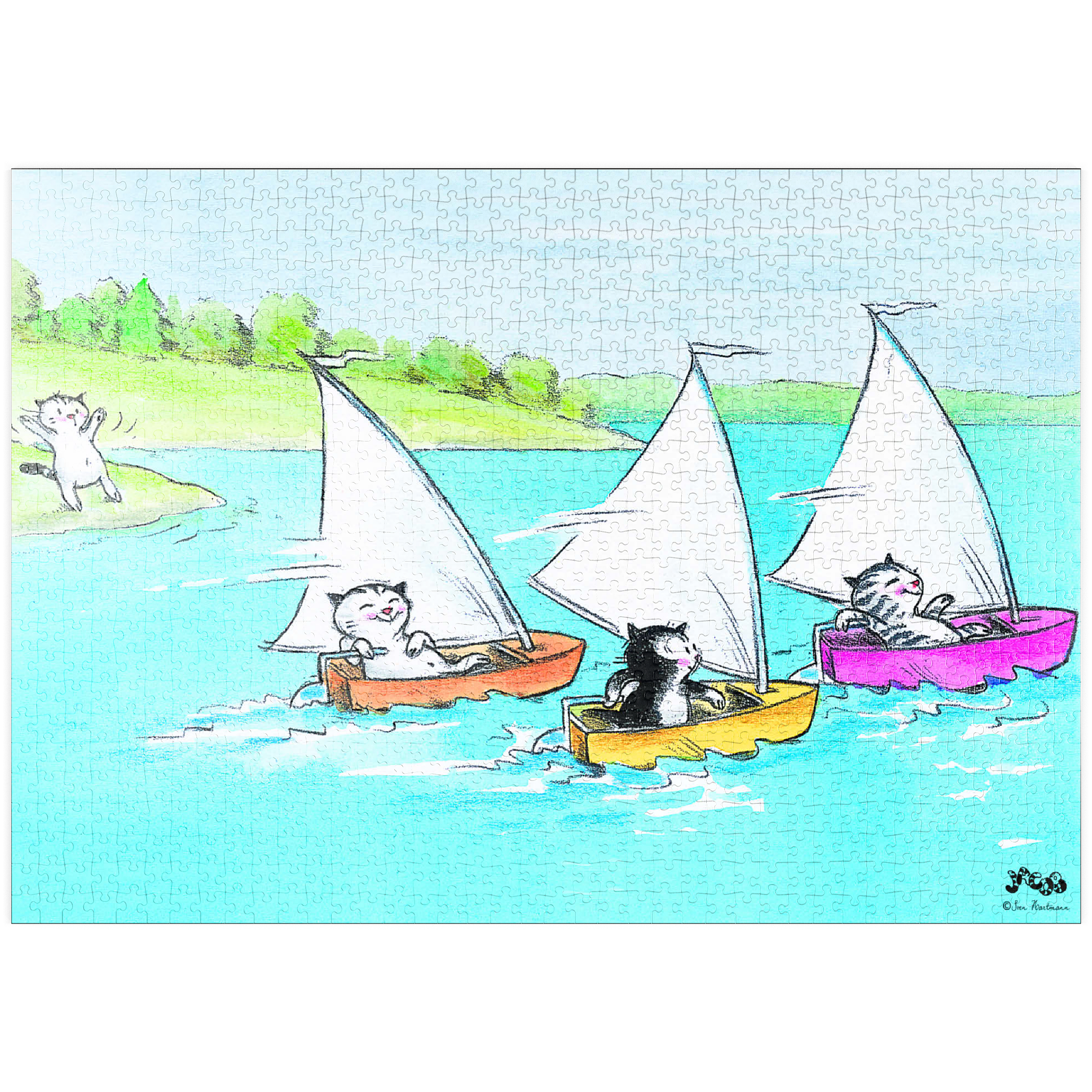 Puzzle Jacob - Mit vollen Segeln