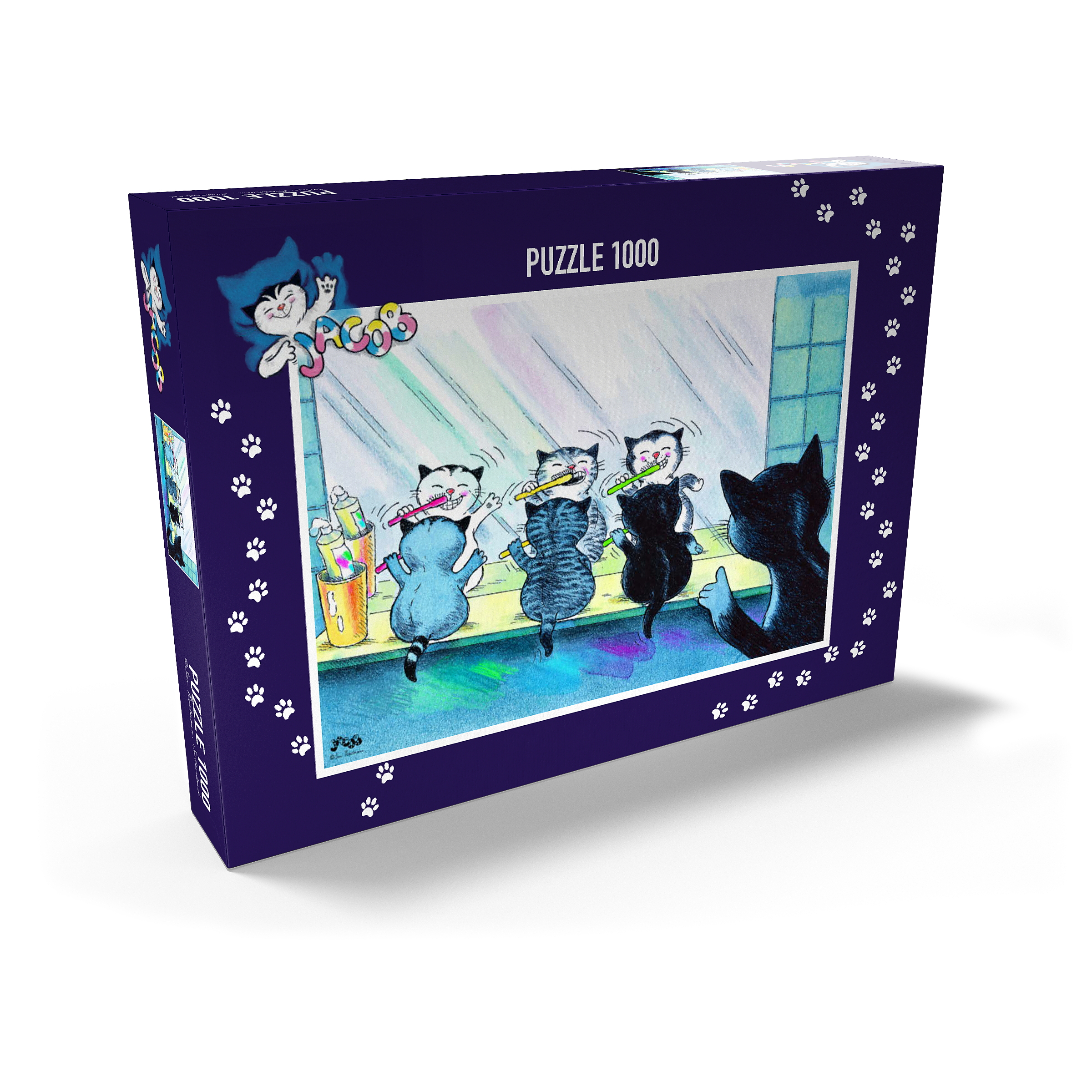 Puzzle Jacob - Zähneputzen