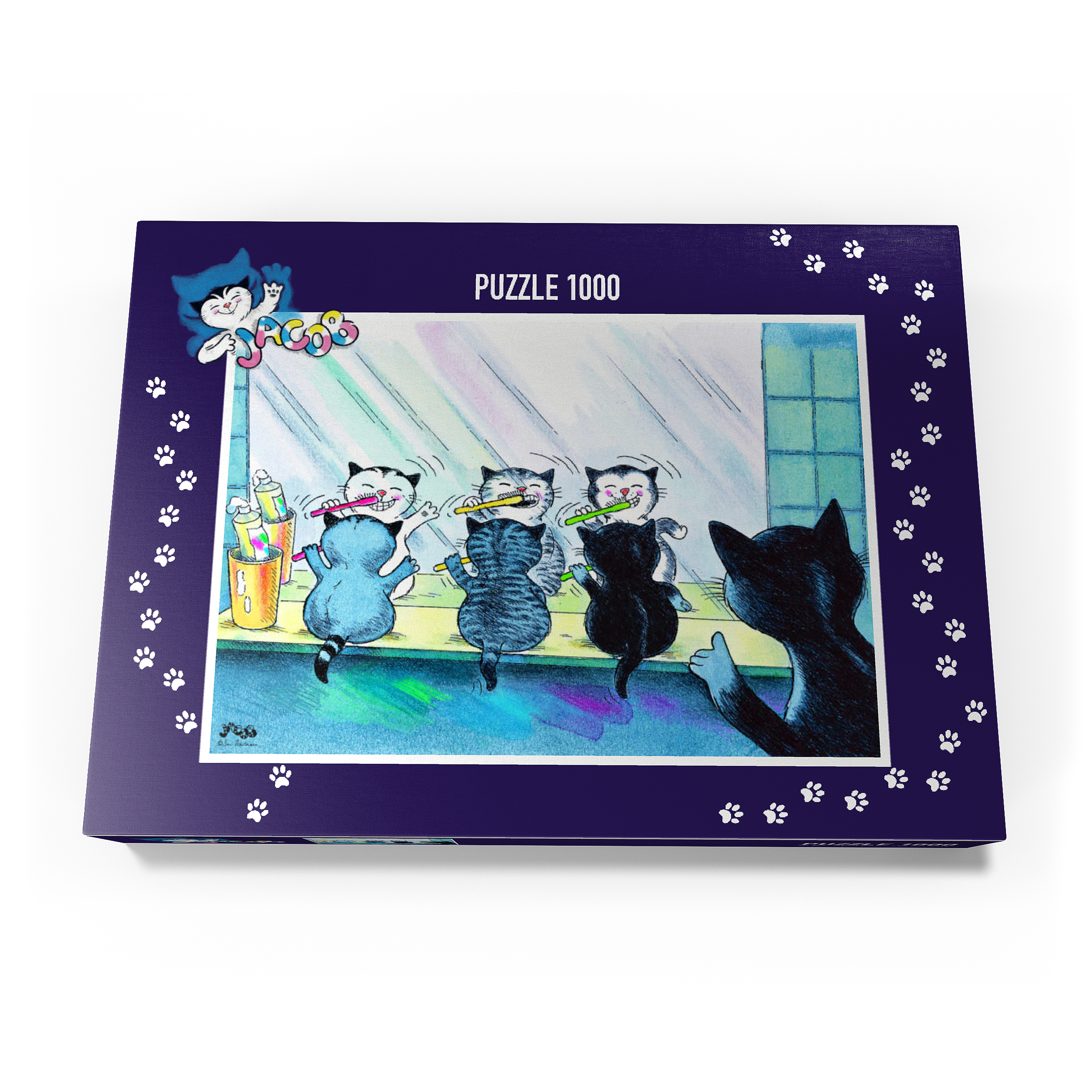 Puzzle Jacob - Zähneputzen