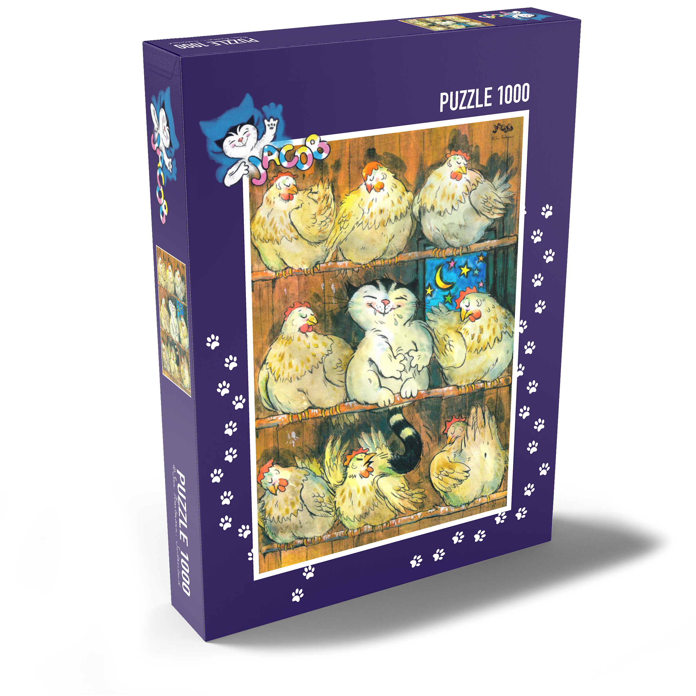 Puzzle Jacob - Heut' geh' ich mit den Hühnern schlafen!