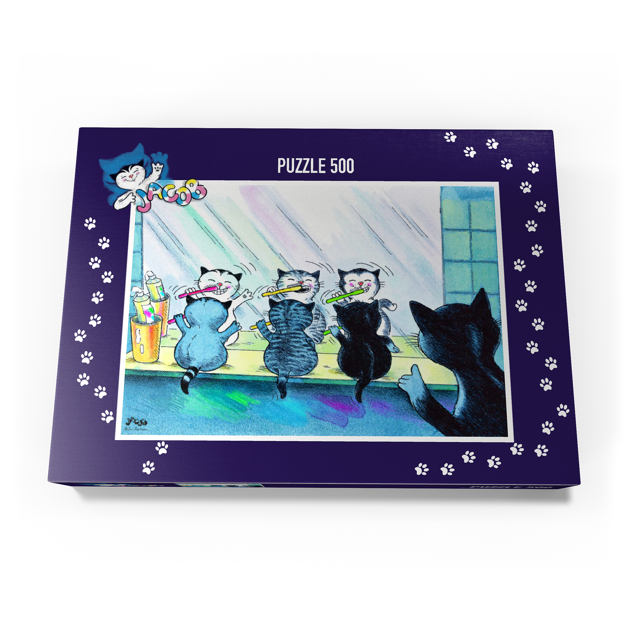 Puzzle Jacob - Zähneputzen