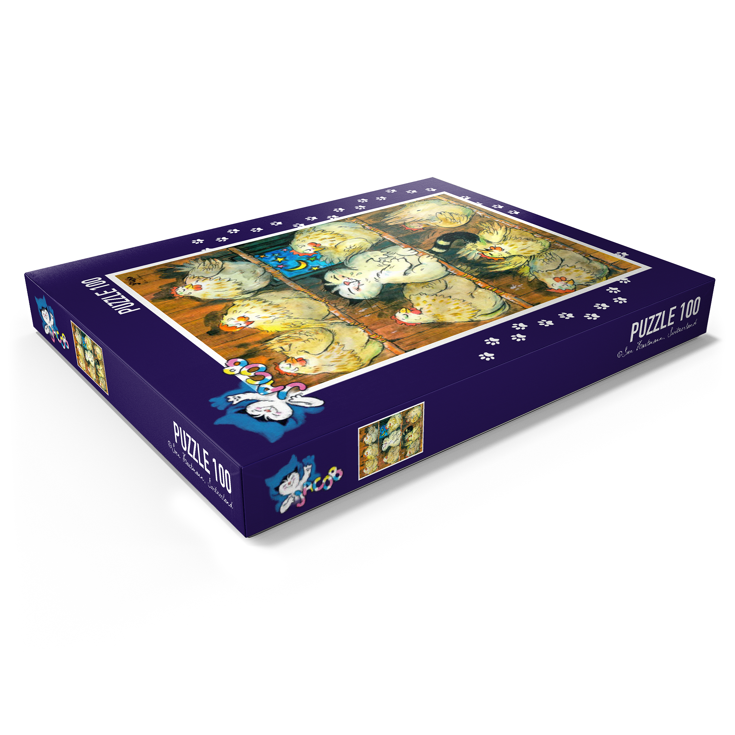 Puzzle Jacob - Today I go to sleep with the chickens!
