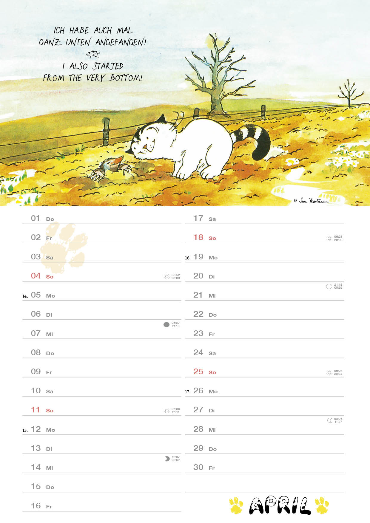 Calendar Jacob  - Little Cat Tales 2027