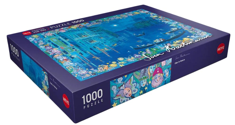 Puzzle Jacob - Cats in Venice 1000 Teile