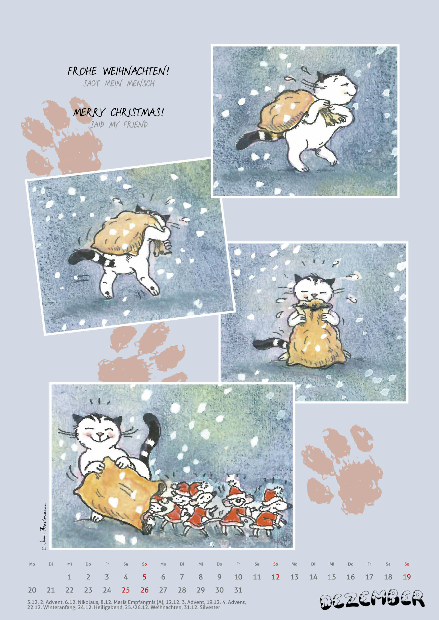 Calendar Jacob  - Oh my dear! 2027 Size A3