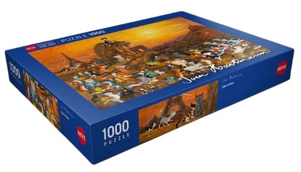 Puzzle Jacob - Cats in Paris 1000 Teile