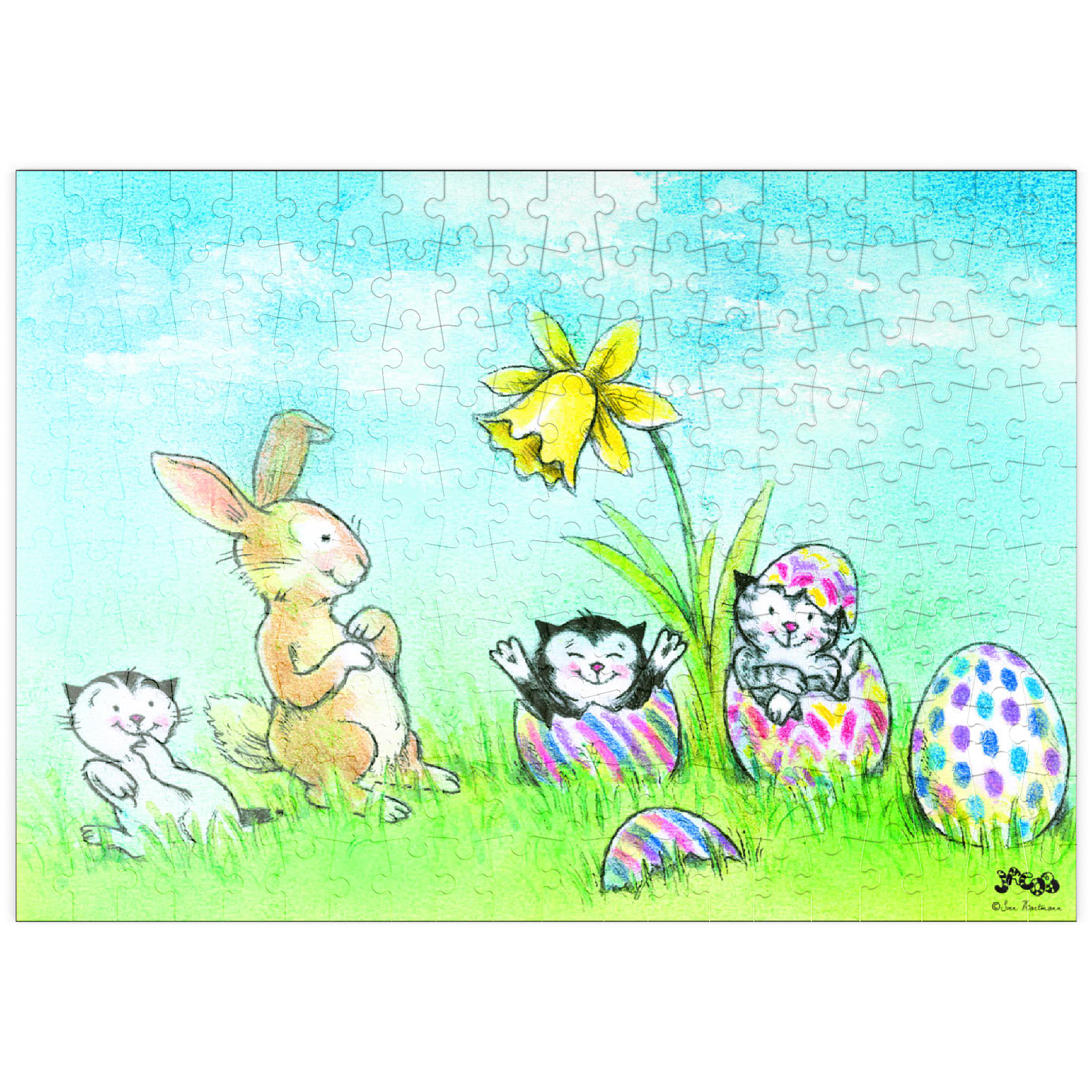 Puzzle Jacob - Der Osterhase ist da!