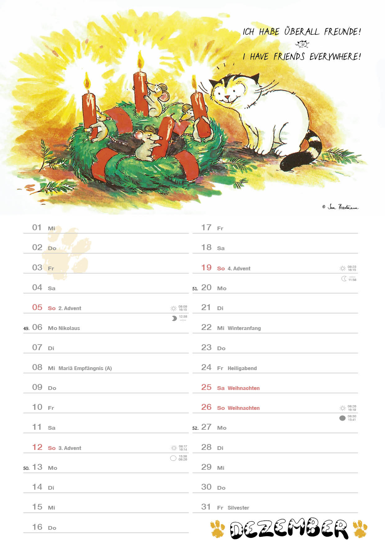 Calendar Jacob  - Little Cat Tales 2027