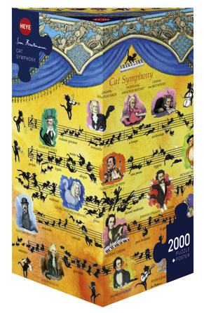 Puzzle CAT SYMPHONY 2000 Teile