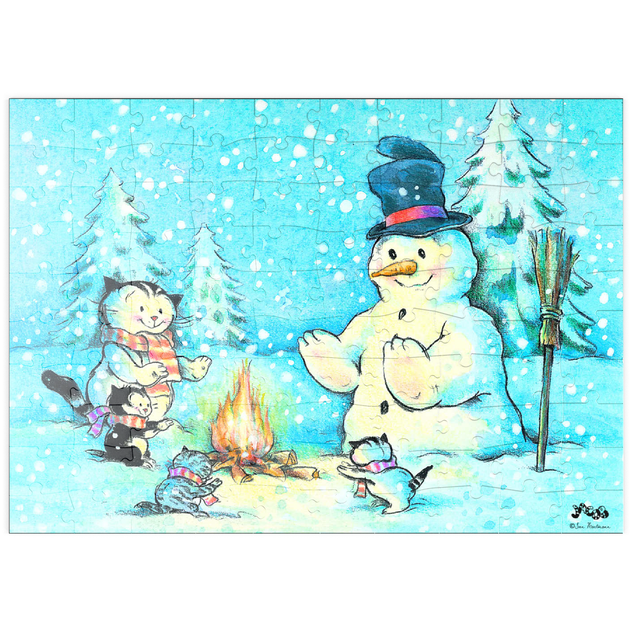 Puzzle Jacob - Der Schneemann