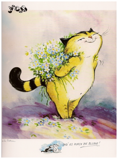 Poster Sag es durch die Blume