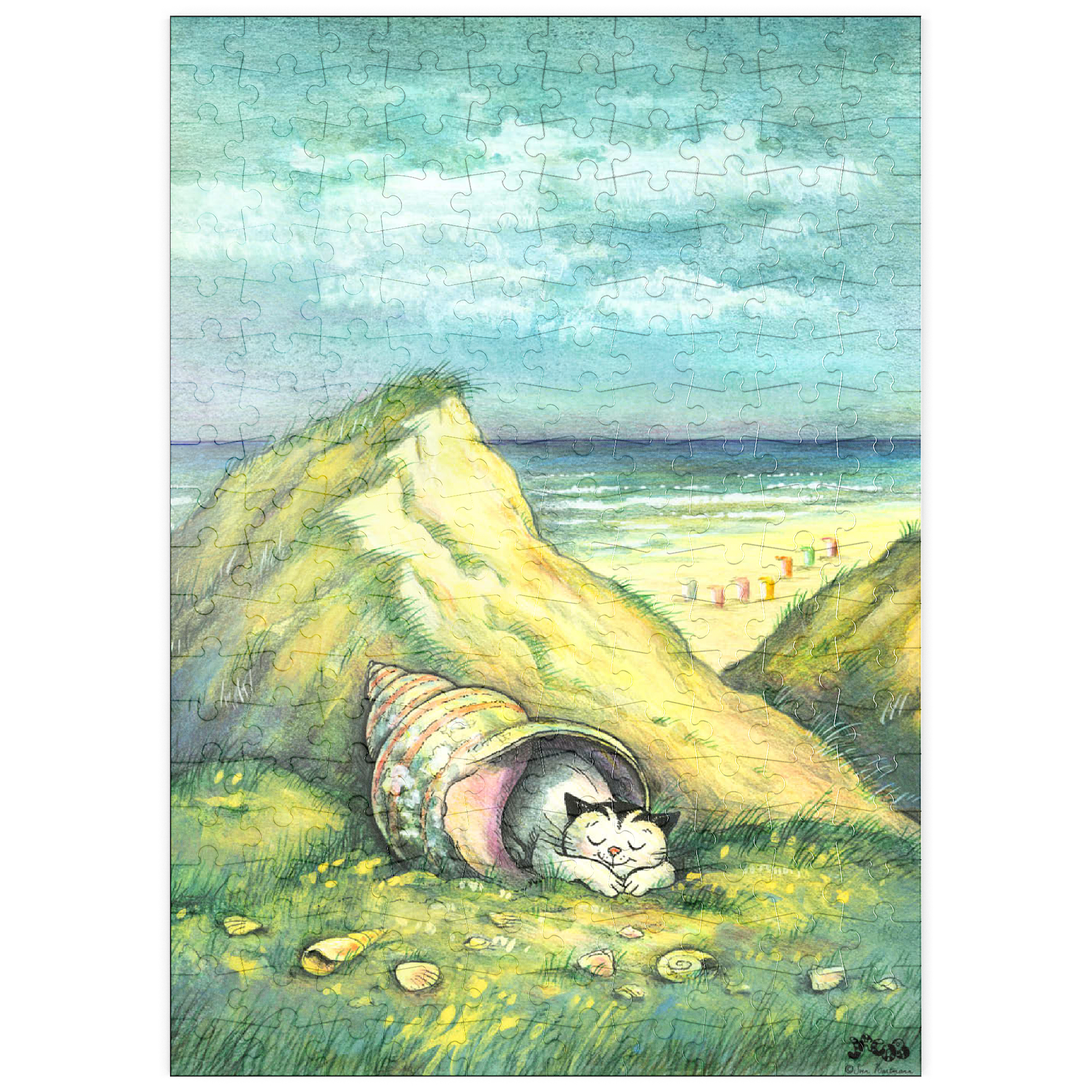 Puzzle Jacob - Lieber Kuscheln als Muscheln!