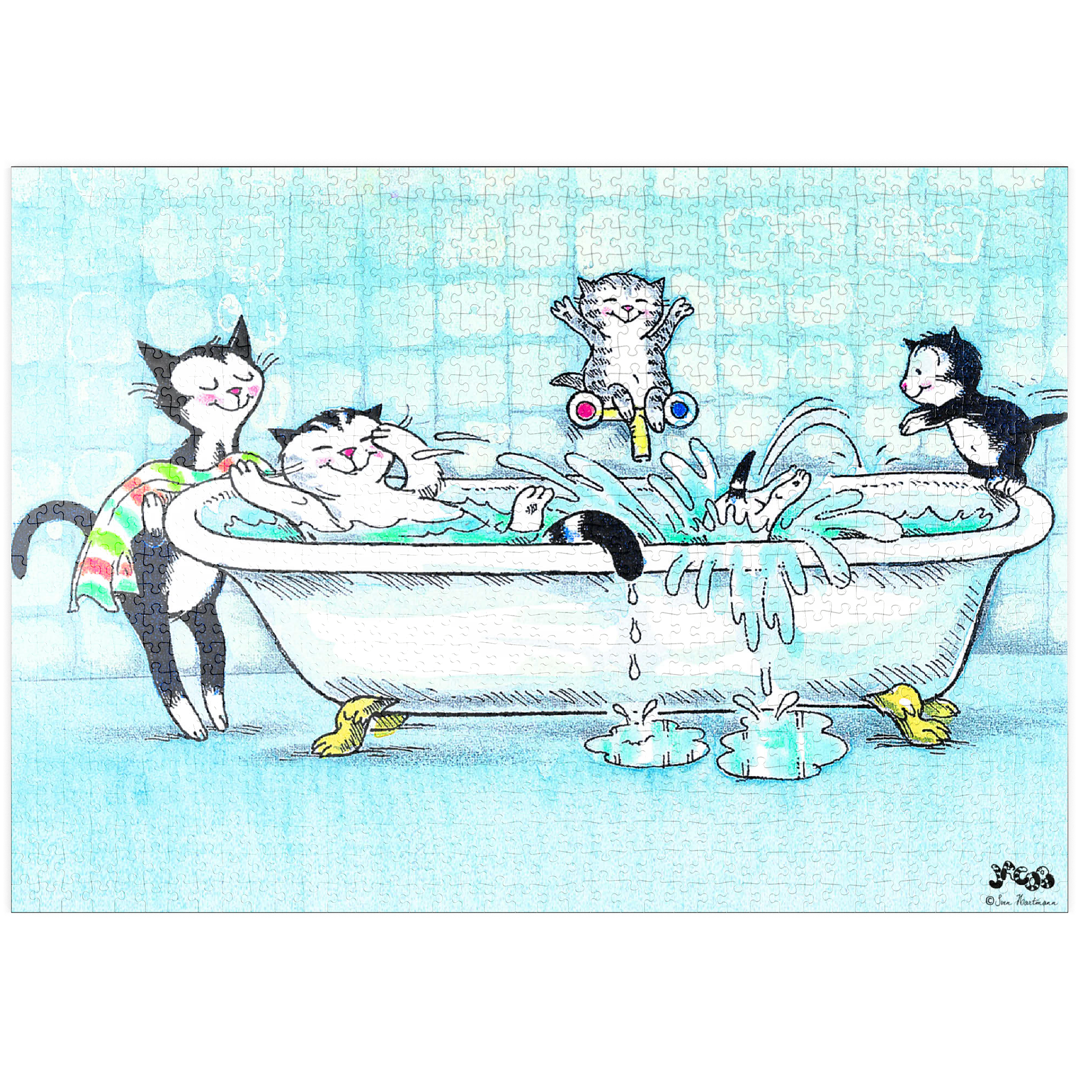 Puzzle Jacob - Bathing is fun!