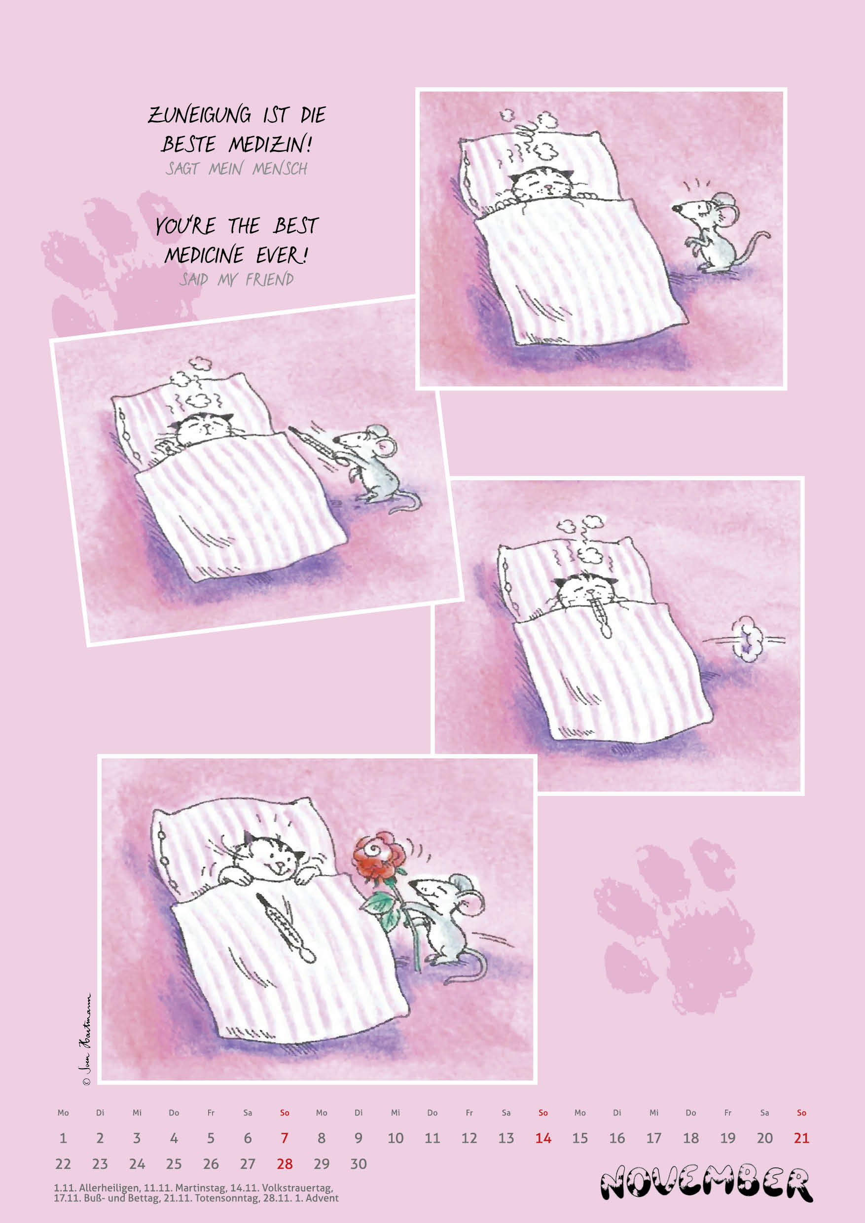 Calendar Jacob  - Oh my dear! 2027 Size A3