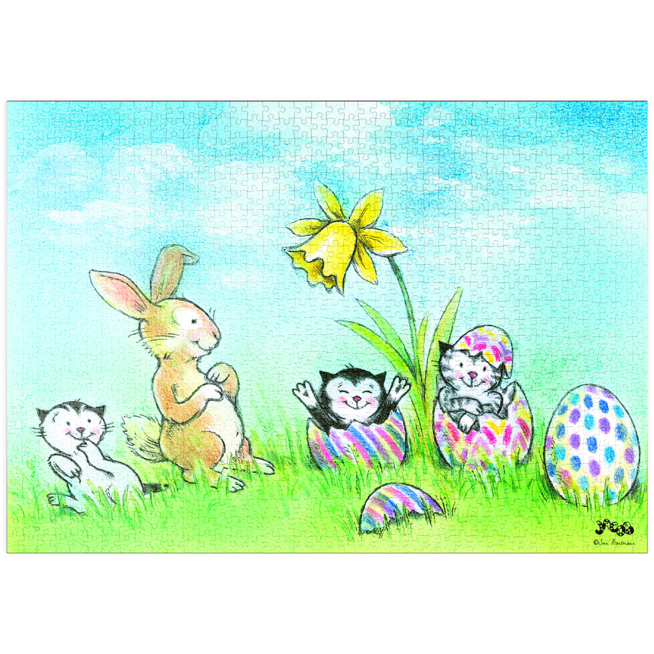Puzzle Jacob - Der Osterhase ist da!