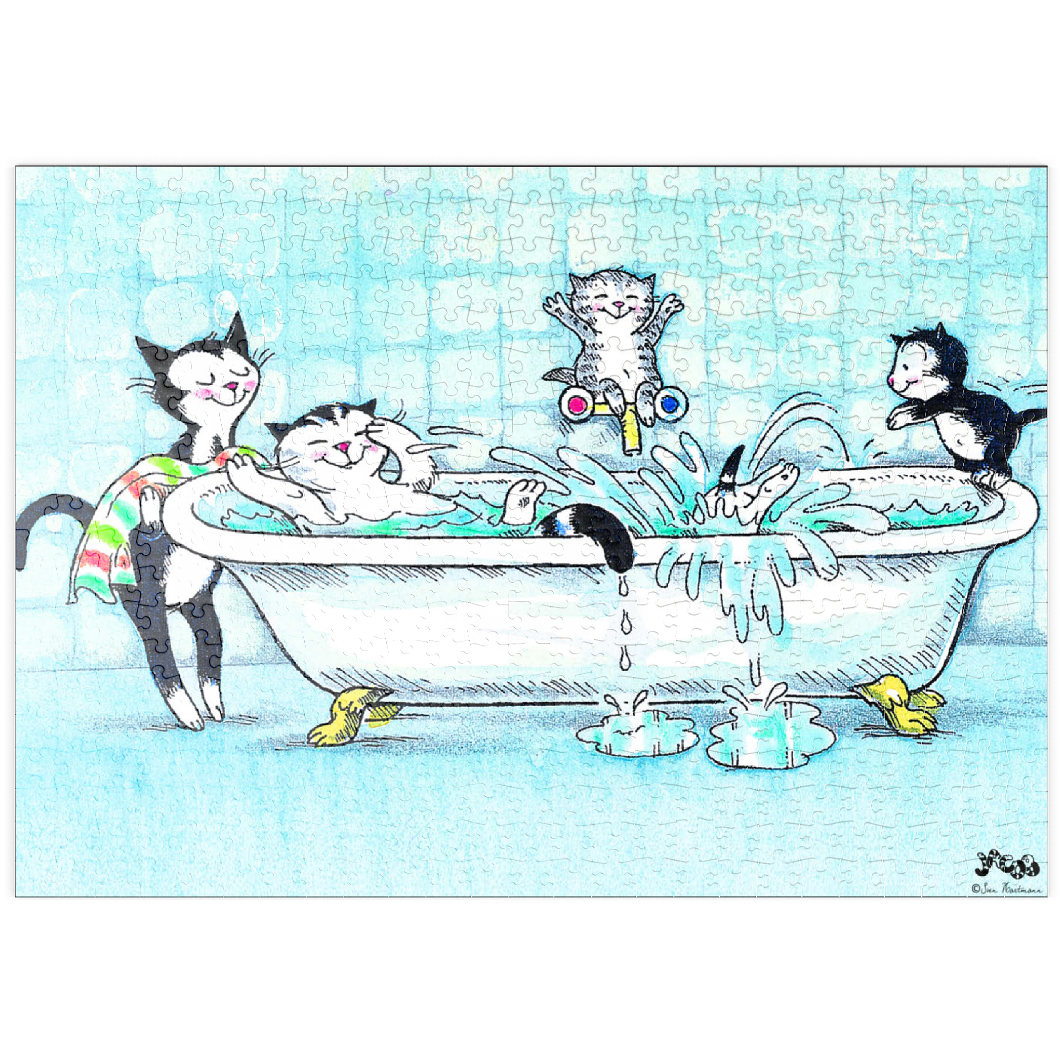 Puzzle Jacob - Bathing is fun!