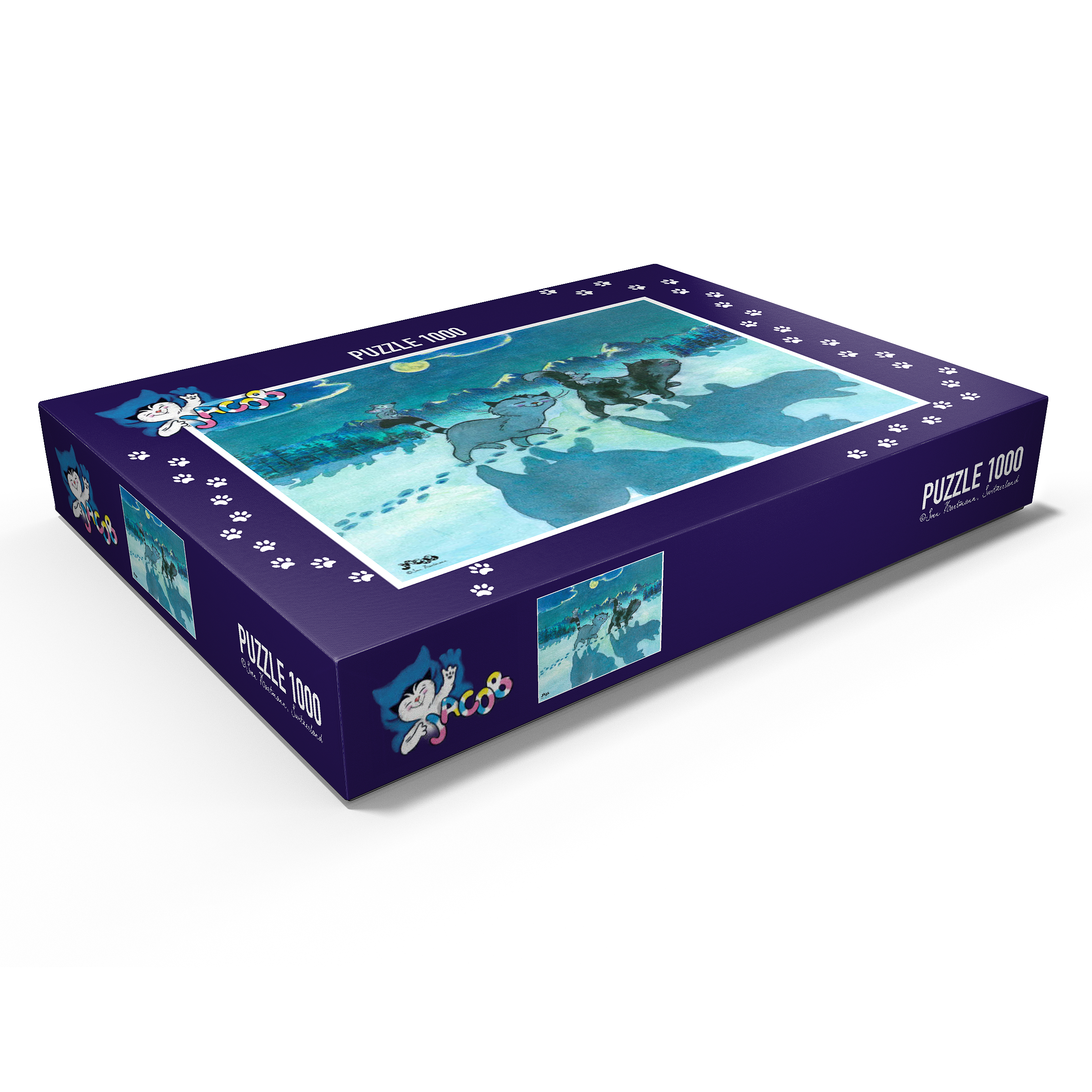 Puzzle Jacob - Bei Nacht sind alle Katzen grau!