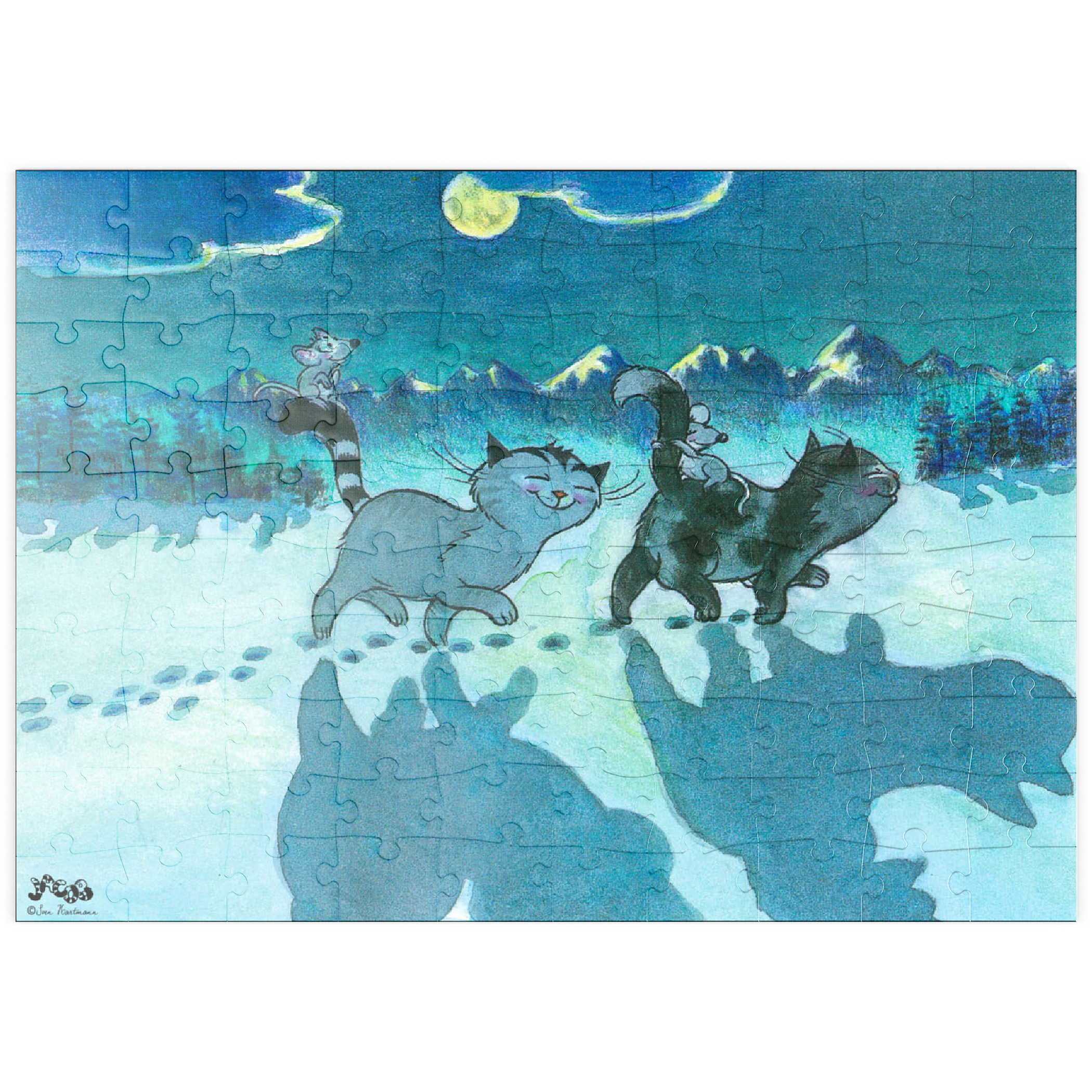 Puzzle Jacob -  All cats are grey by night!