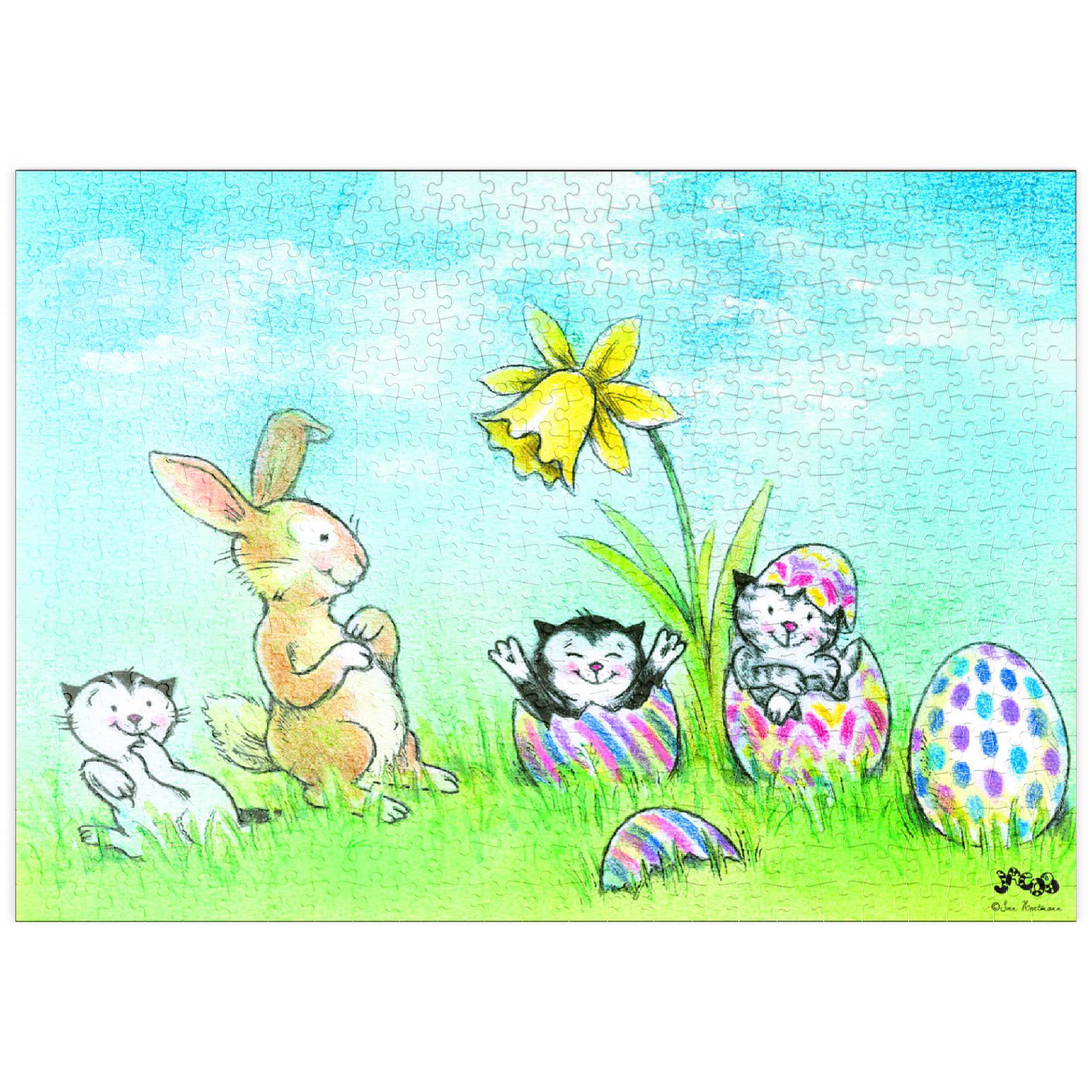 Puzzle Jacob - The Easter Bunny is here!