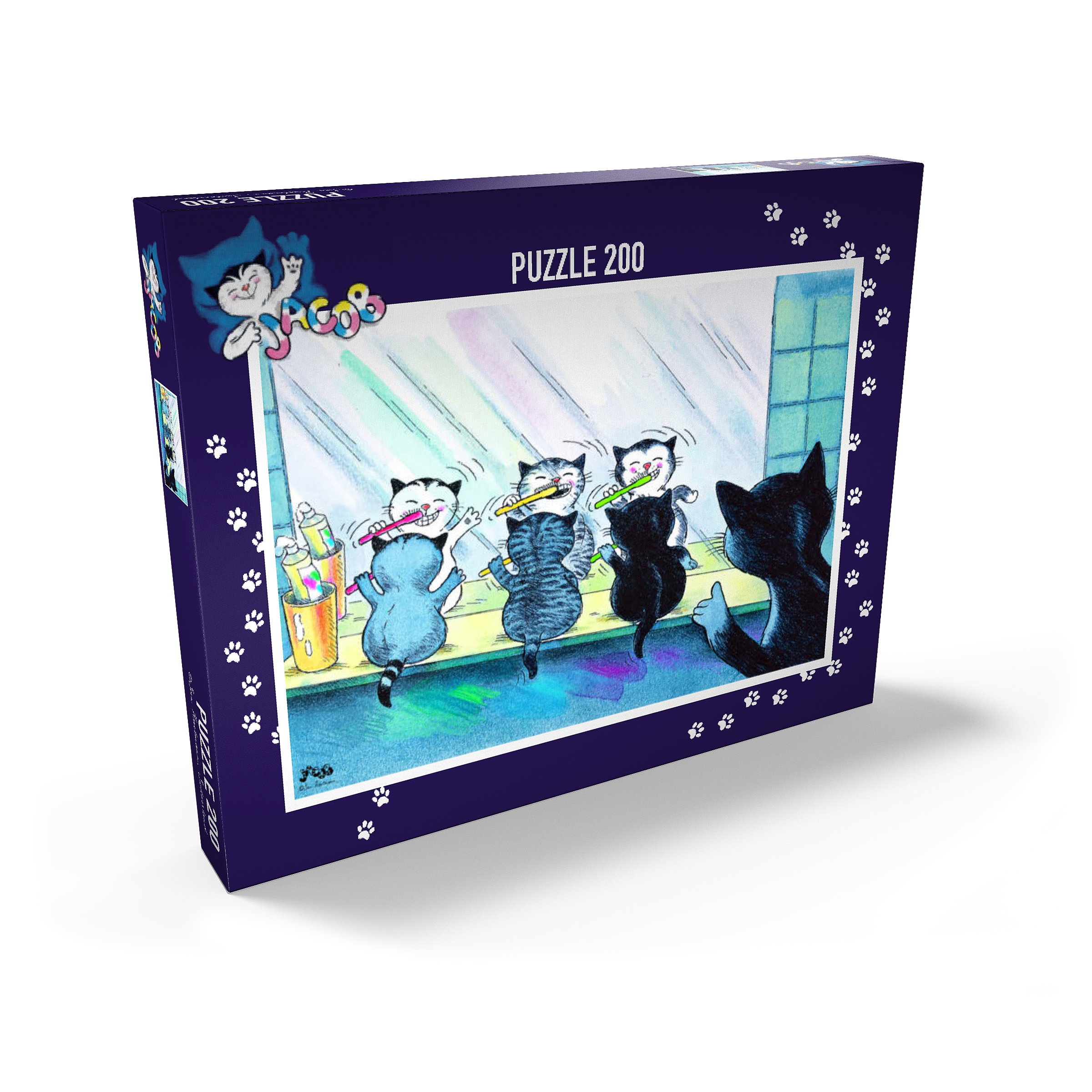 Puzzle Jacob - Zähneputzen