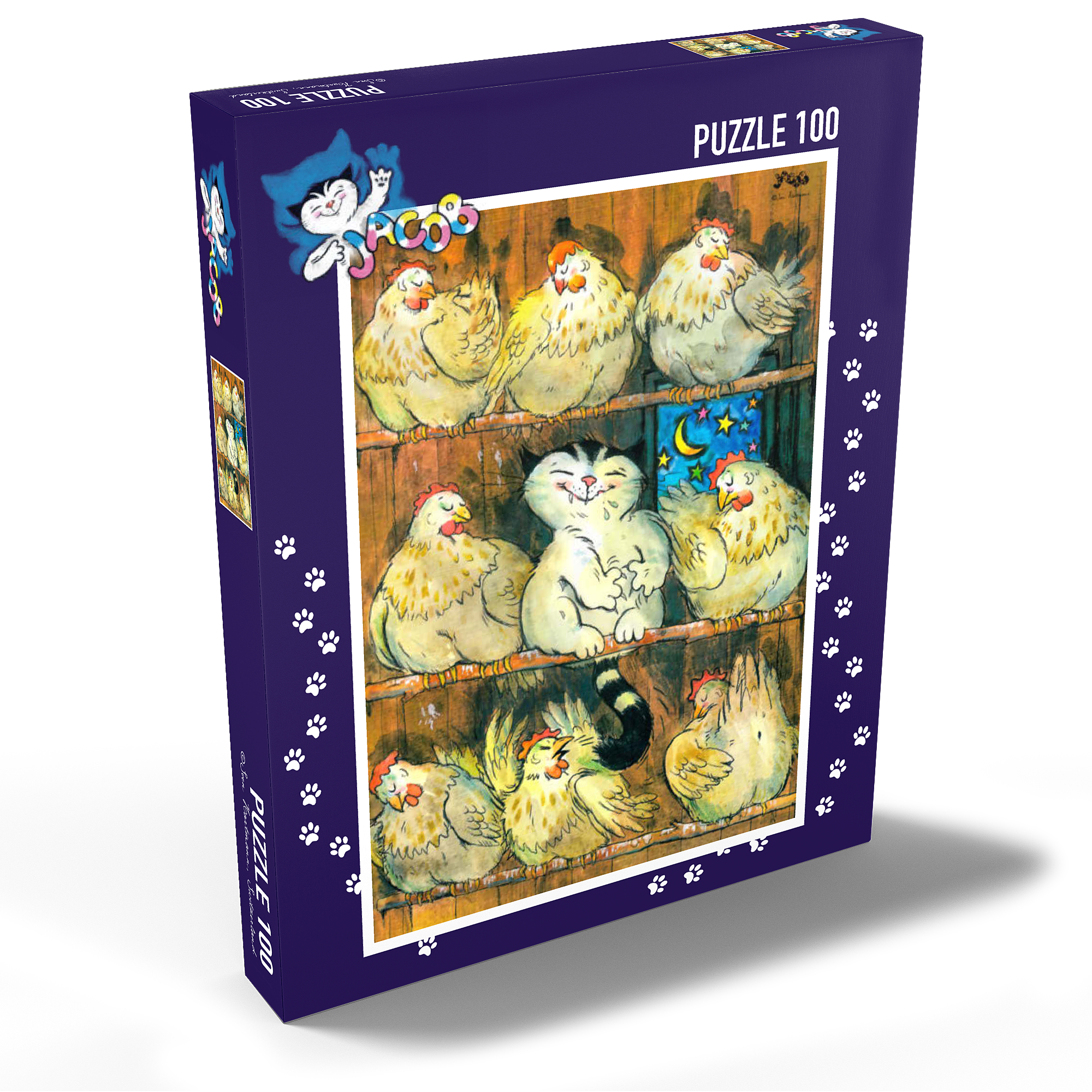 Puzzle Jacob - Today I go to sleep with the chickens!