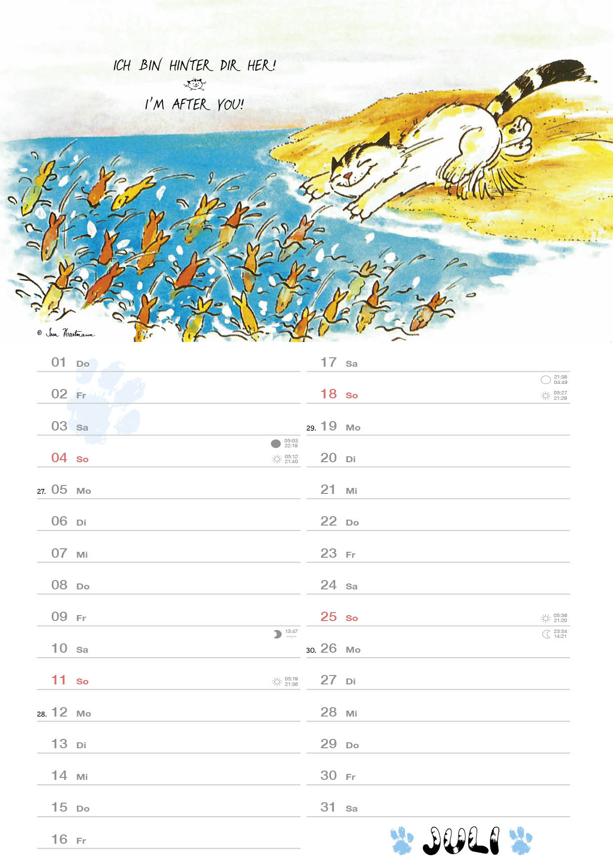 Calendar Jacob  - Little Cat Tales 2027